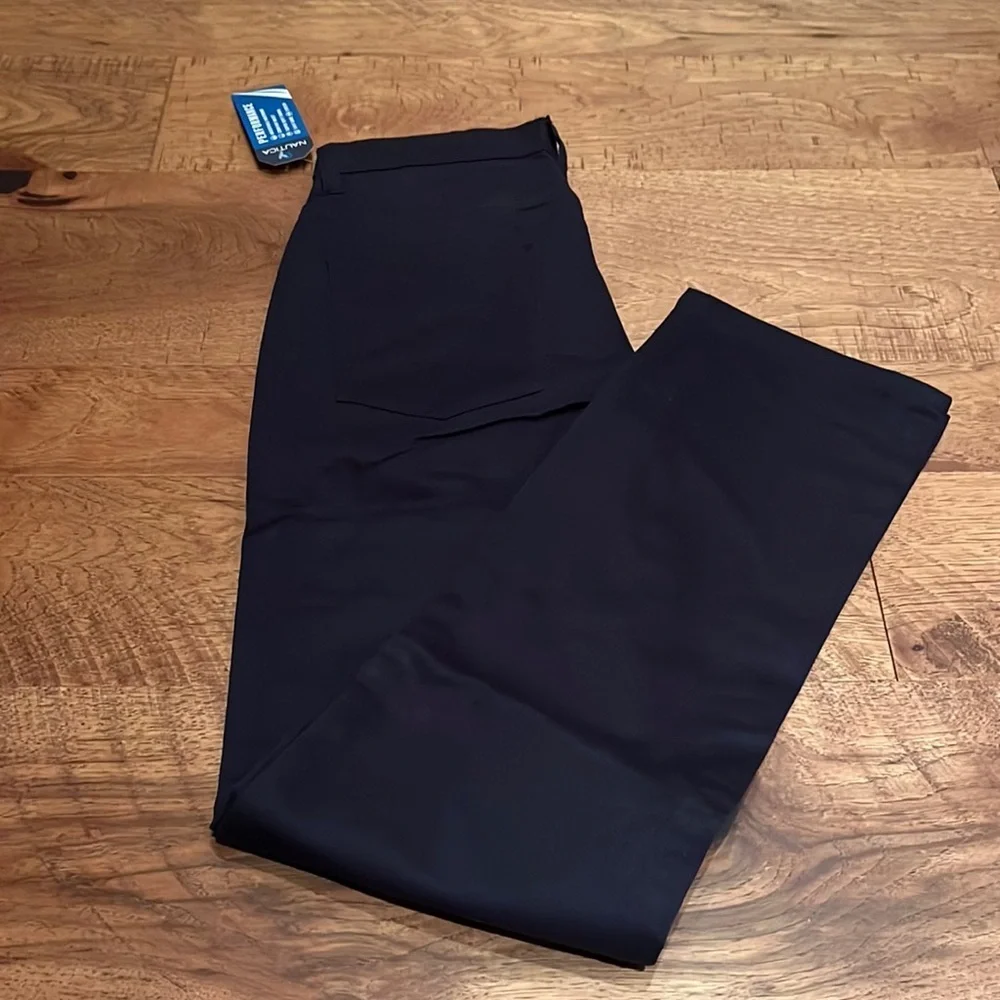 NWT Nautica Boy’s Navy School Uniform Pants Size 16 Regular Adjustable Waist
